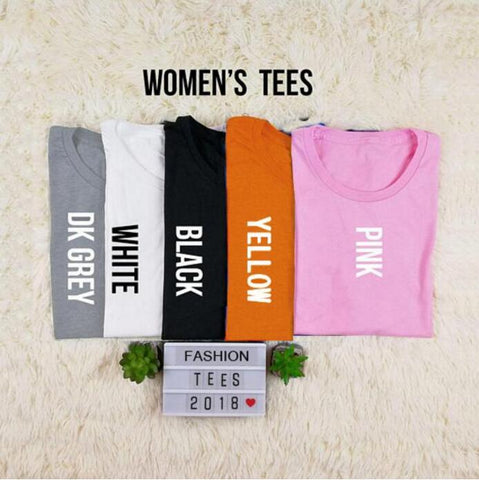 Image of Cactus tshirts Summer Short Sleeved Cotton Printed Tees