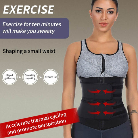 Image of Neoprene Waist Trainer Body Shaper Slimming Wrap Belt Sauna Waist Trainer