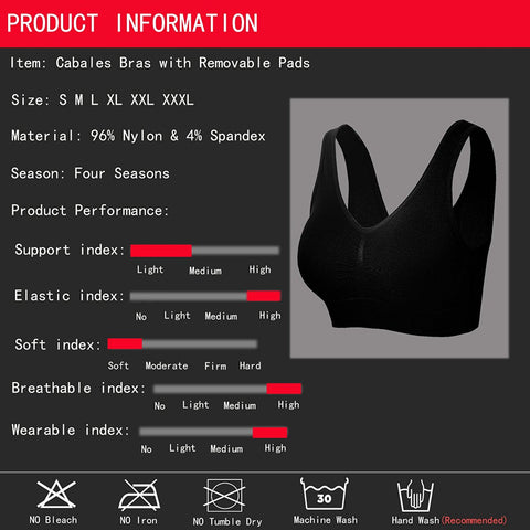 Image of COMFORTABLE WIRELESS BRA
