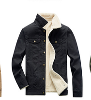 Image of Women Autumn Winter Denim Upset Jacket