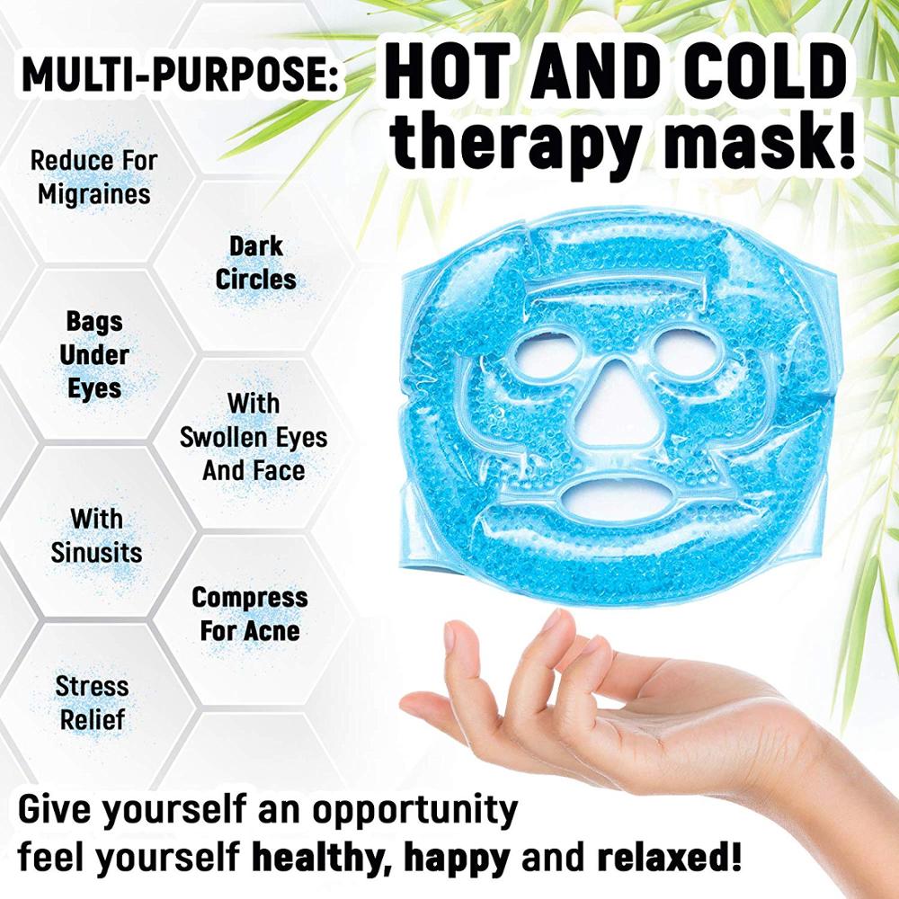 Hot & Cold Gel Full Face Mask