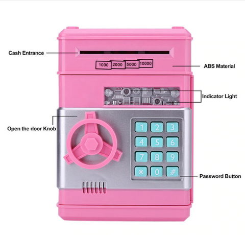 Image of Digital Piggy Bank - Safe Deposit Box for Kids