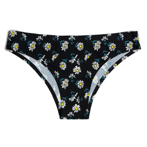 Image of Print Mesh Breathable Seamless Panties Underwear Sexy Thongs