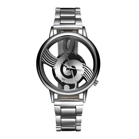 Image of Stylish Treble Clef (G Clef) Musical Watch