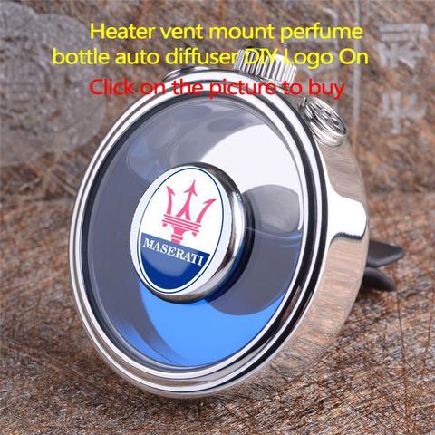 Car Air freshener Perfume Bottle Auto Diffuser DIY Logo