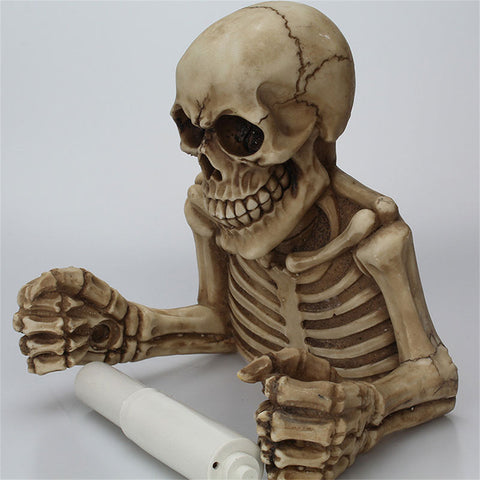 Image of Skull Toilet Paper Holder
