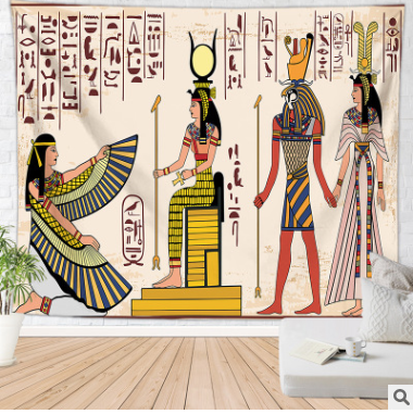 Image of Abstract Art Tapestry Egypt Style