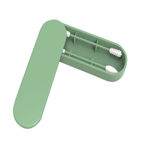 Image of 2Pcs Reusable Cotton Swab Ear Cleaning Cosmetic Silicone Buds