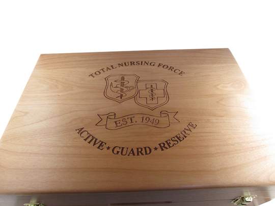 Wine Bottle Presentation Box with Goblets