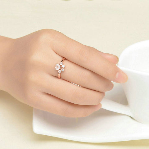 Image of ROSE QUARTZ RING