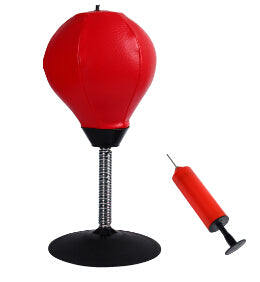 Desktop suction cup punching bag