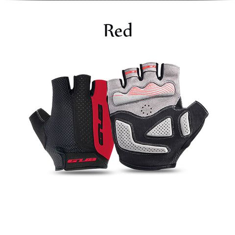 Image of Shockproof Half-Finger Cycling Gloves