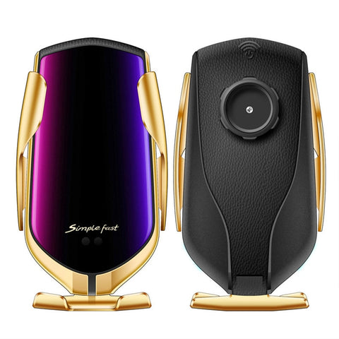 Image of 360 Rotation QI Silicone Pad Wireless Fast Car Charger Wireless Car Phone Holder