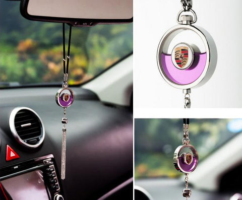 Image of Car Air freshener Perfume Bottle Auto Diffuser DIY Logo