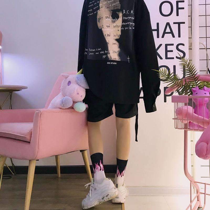 Cora Flame Socks