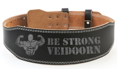 Image of Leather Weightlifting Belt Gym