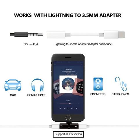 Image of IPhone Charge and Audio Adaptor
