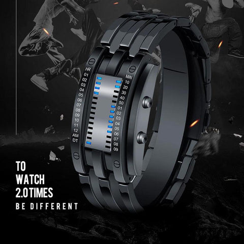 Image of Futuristic Digital Wrist Watch