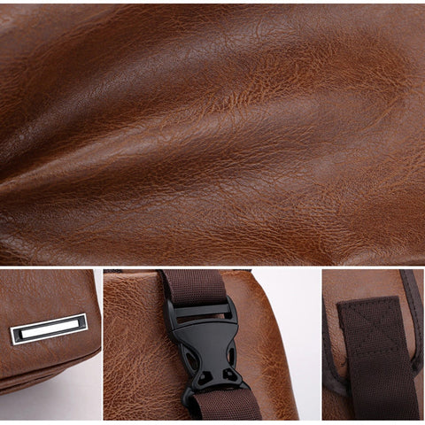Image of Men's USB Charging Chest Bag