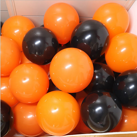 Image of 10pcs/lot Skull Bat Pumpkin Halloween Decor Balloon
