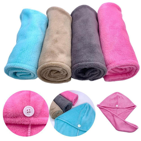 Image of Magic Microfiber Hair Fast Drying Dryer Towel