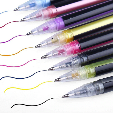 Image of Glitter Gel Pens 12pcs