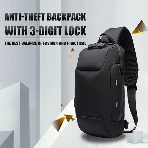 OZUKO 2019 New Multifunction Crossbody Bag for Men Anti-theft Shoulder Messenger Bags Male Waterproof Short Trip Chest Bag Pack