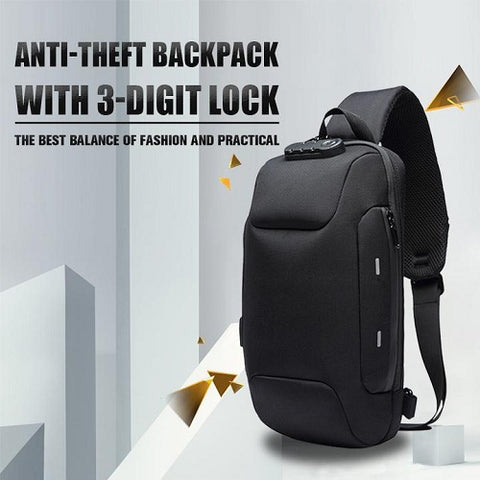 Image of OZUKO 2019 New Multifunction Crossbody Bag for Men Anti-theft Shoulder Messenger Bags Male Waterproof Short Trip Chest Bag Pack