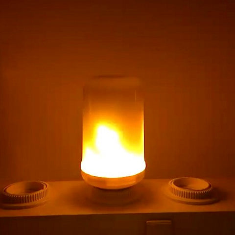 Image of LED Flame Effect Light Bulb