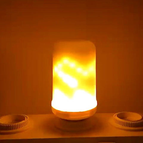 Image of LED Flame Effect Light Bulb