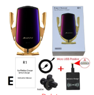 Image of 360 Rotation QI Silicone Pad Wireless Fast Car Charger Wireless Car Phone Holder