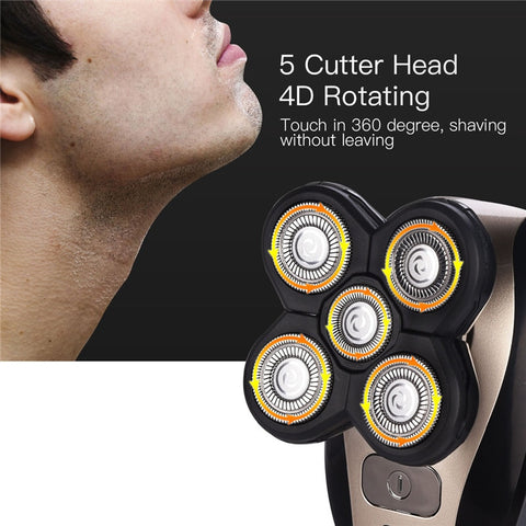 Image of 5 in 1 Multifunction Washable Rechargeable Shaving Machine