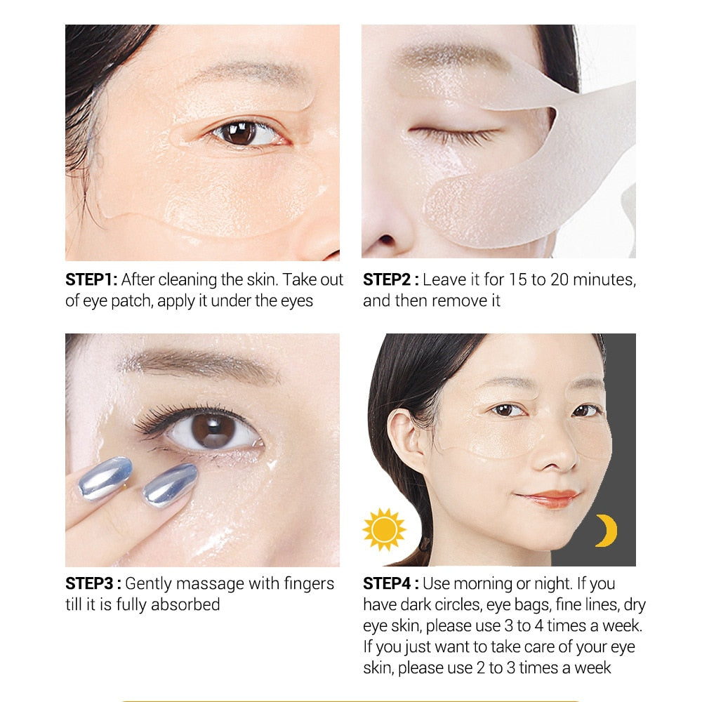 Retinol Eye Patches Hyaluronic Acid Moisturizing Eye Masks