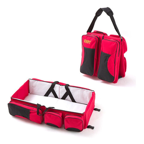 Image of 3 in 1 Multi Purpose Diaper Bag Cum Baby Bassinet