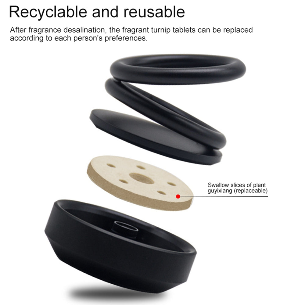 Double Ring Rotating Car Freshener