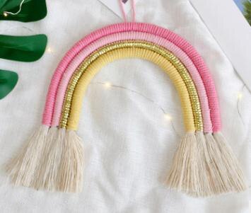 Image of Kids Room Rainbow Hanging Decoration Rainbow Wall Hanging Decor
