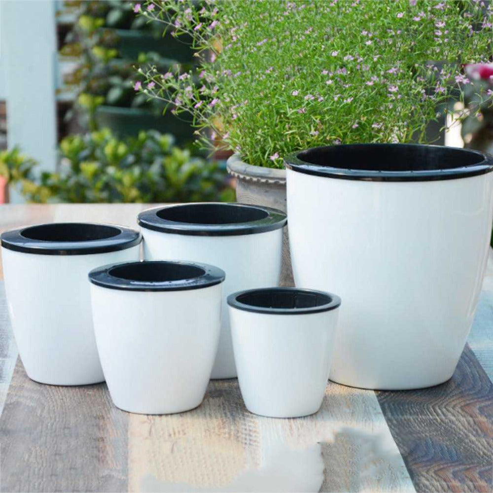 Self Watering Flower Pot (Various Sizes)