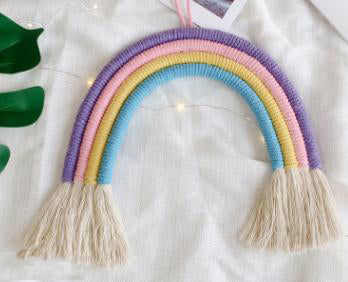 Kids Room Rainbow Hanging Decoration Rainbow Wall Hanging Decor