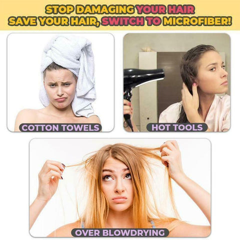 Image of Magic Microfiber Hair Fast Drying Dryer Towel