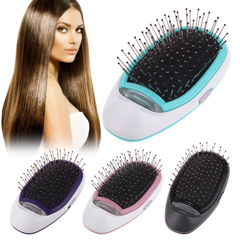 Image of Portable Electric Ionic Hairbrush