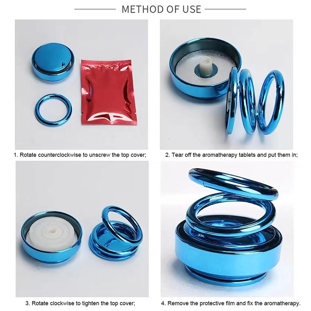 Aromatherapy Double Ring Car Accessories