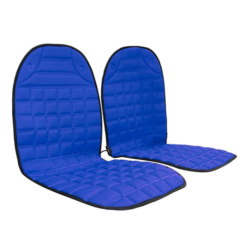 Image of 2Pcs In 1 Fast Heated & Adjustable Black/Grey/Blue/Red Car Electric Heated Seat Car
