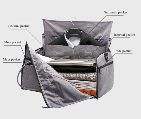 Image of 2 in 1 Garment + Duffle Bag