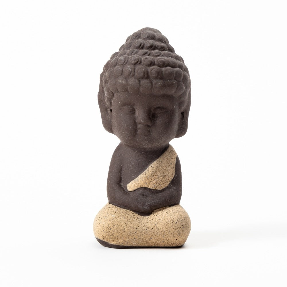 Small Buddha Charm Figurine Jewelry Display Decoration