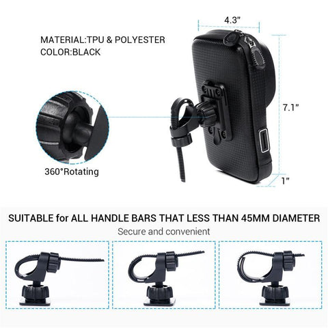 Image of Waterproof Motorcycle Phone Mount