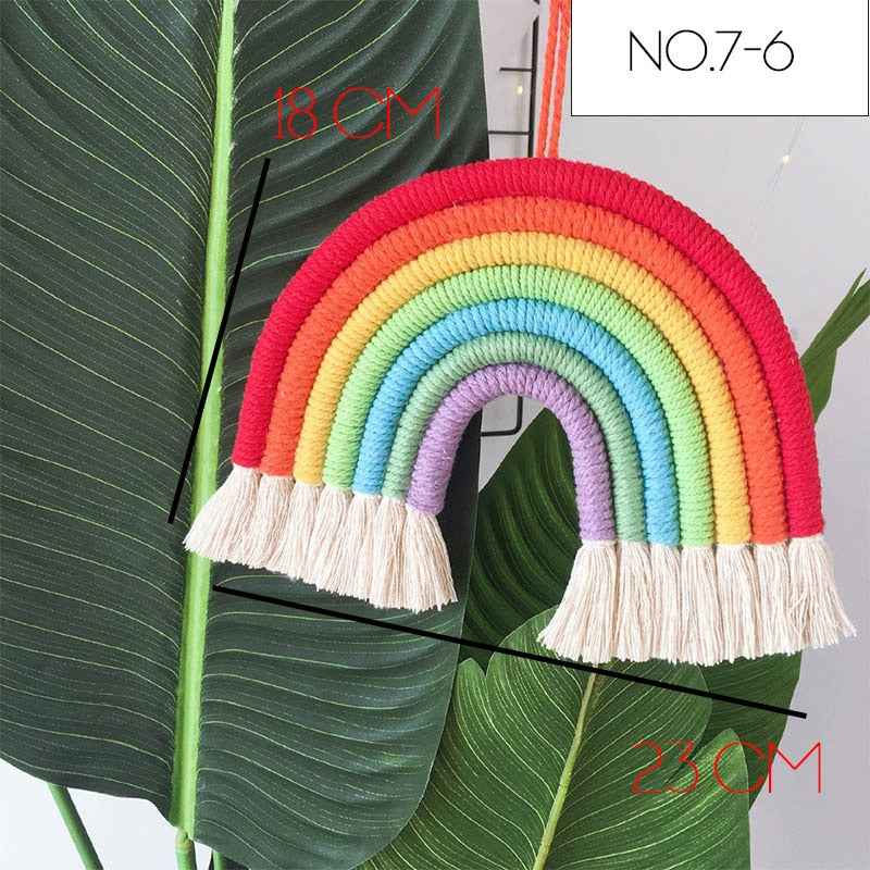 Kids Room Rainbow Hanging Decoration Rainbow Wall Hanging Decor