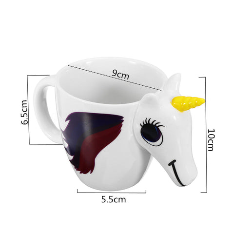 Image of Color Changing Rainbow Unicorn Mug