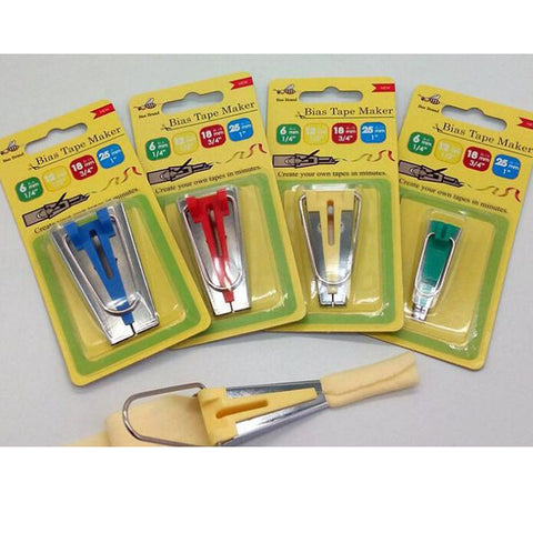 Image of Sewing Bias Tape Makers (Set Of 4 Sizes)