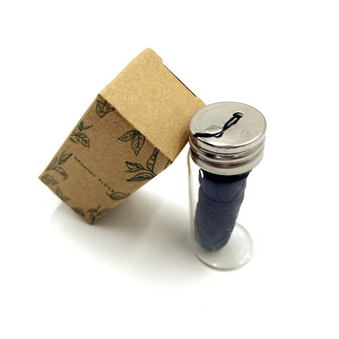 Image of Natural bamboo fiber with activated charcoal dental floss