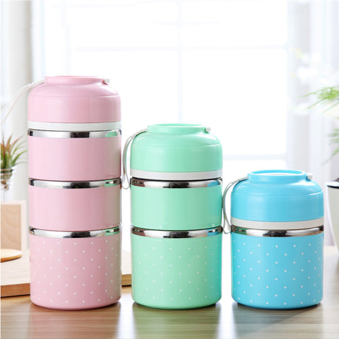 Image of Leak-Proof Stainless Steel Thermal Lunch Box